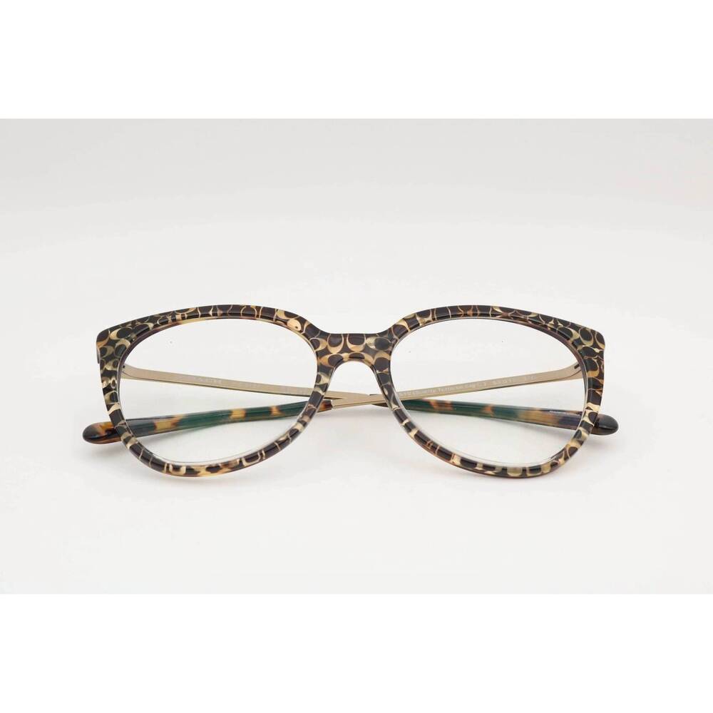 NEW COACH women's hc6125 round eyeglasses in brown gold - Picture 4 of 4